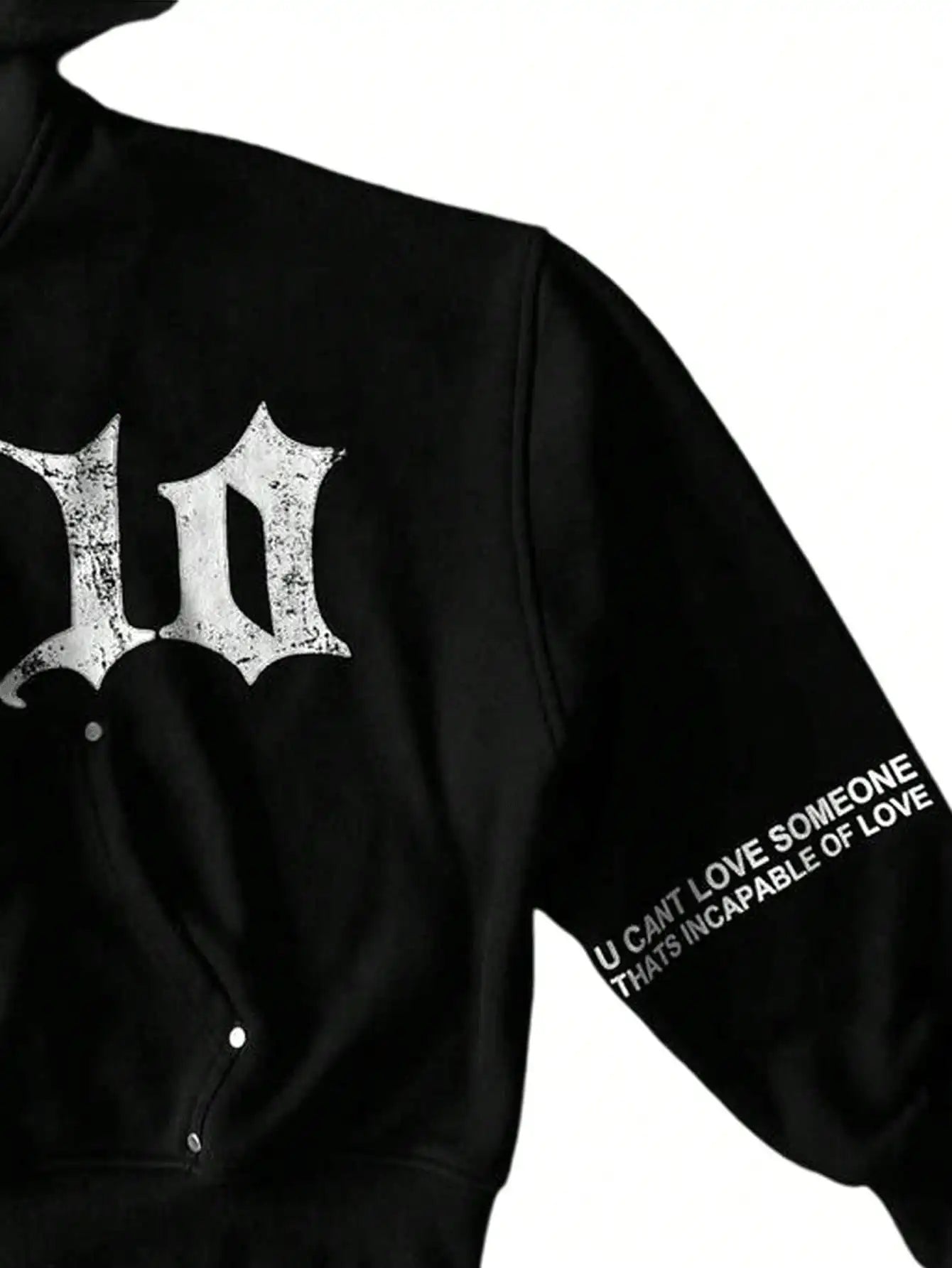 Zip Graphic Hoodie